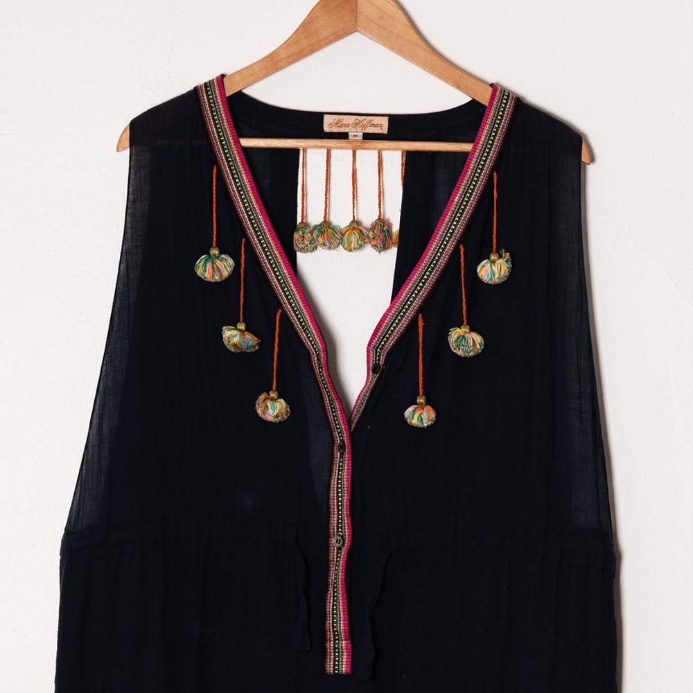 MARA HOFFMAN POM POM JUMPSUIT